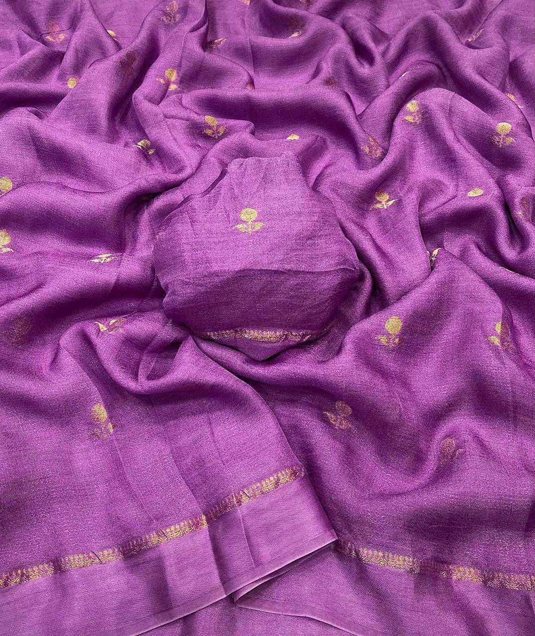 Peach Coral Kanjivaram Tissue Paithani Silk Saree - Varahi Elegance