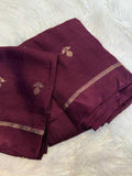 Royal Purple Viscose Khadi Silk Saree - Varahi Elegance