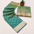 Mint Sea Green Kalanjali Paithani Silk Saree - Varahi Elegance