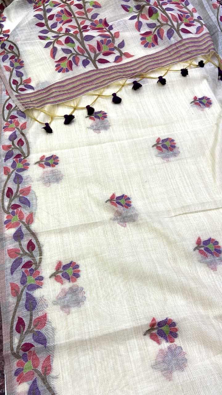 Red Munga Silk Ajrakh Print Saree - Varahi Elegance