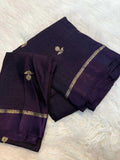 Lilac Pink Viscose Khadi Silk Saree - Varahi Elegance