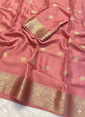 Deep Purple Pure Viscose Crepe Silk Saree - Varahi Elegance