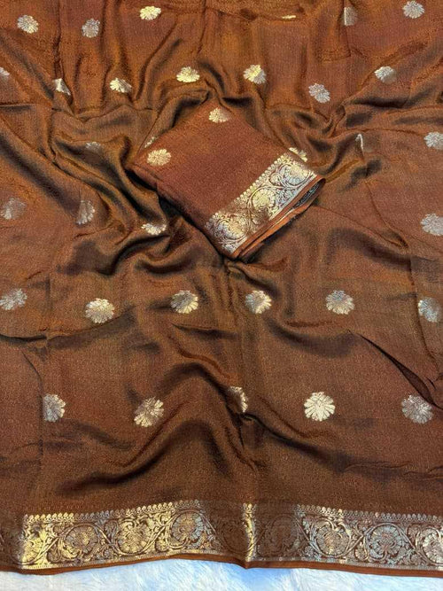 KESH604 Aboli Khadi Cotton Saree Purple