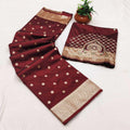 Deep Wine Purple Kalanjali Paithani Silk Saree - Varahi Elegance